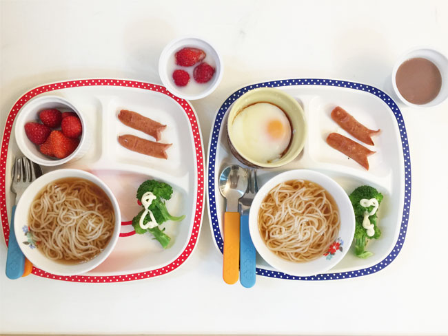 5月7日の子供の朝ご飯