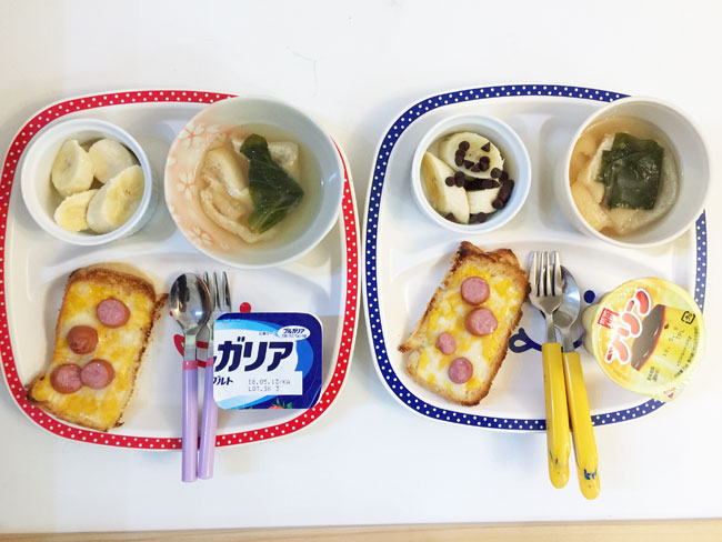 5月10日の子供の朝ご飯