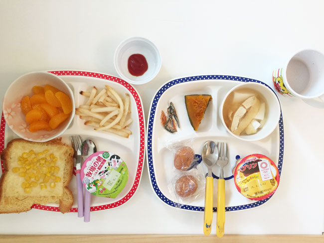 6月1日の子供の朝ご飯