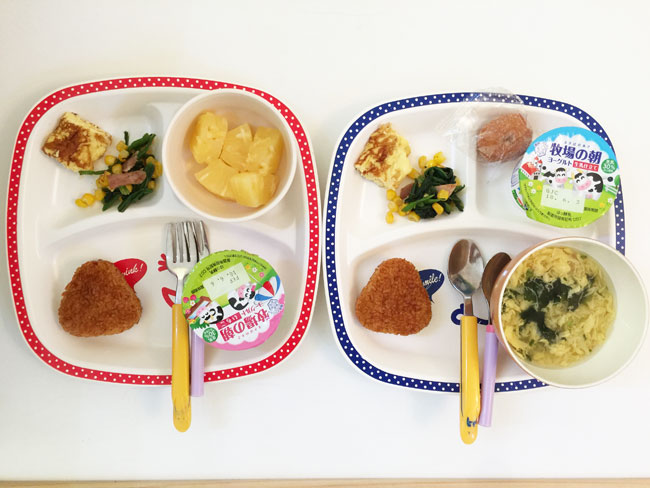 6月4日の子供の朝ご飯