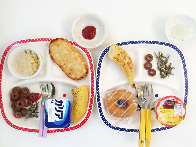 8月16日の子供の朝ご飯