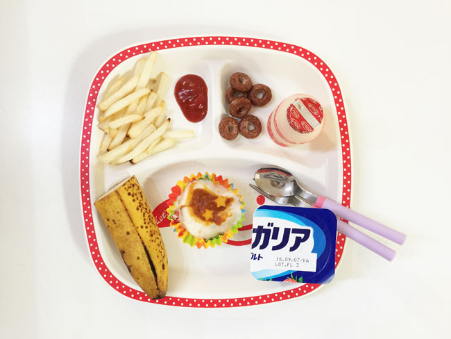 8月21日の子供の朝ご飯