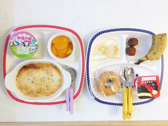 10月12日の子供の朝ご飯