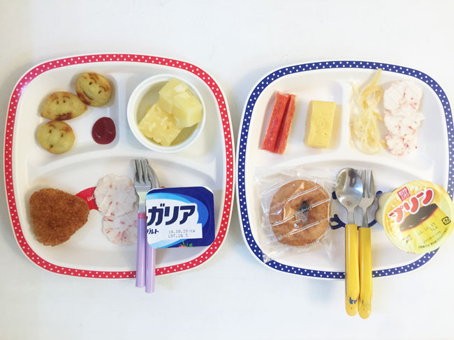 10月17日の子供の朝ご飯