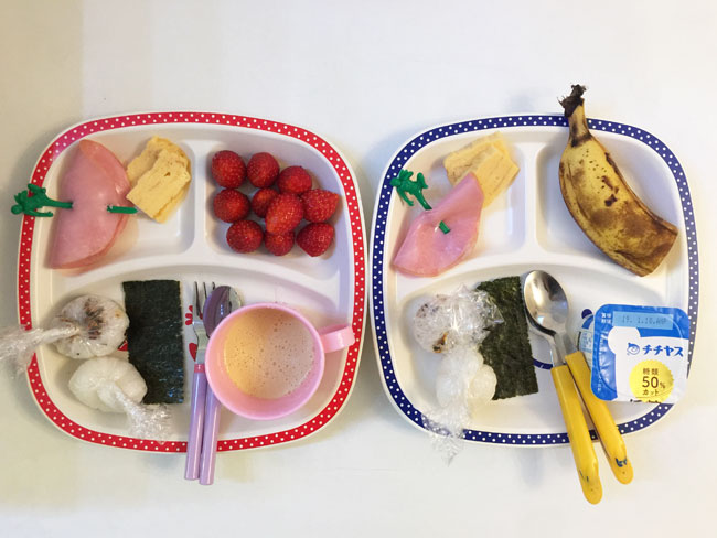 2019年1月15日（火）の子供の朝ご飯