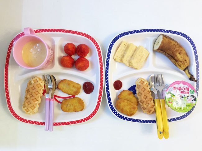 2019年1月16日（水）の子供の朝ご飯