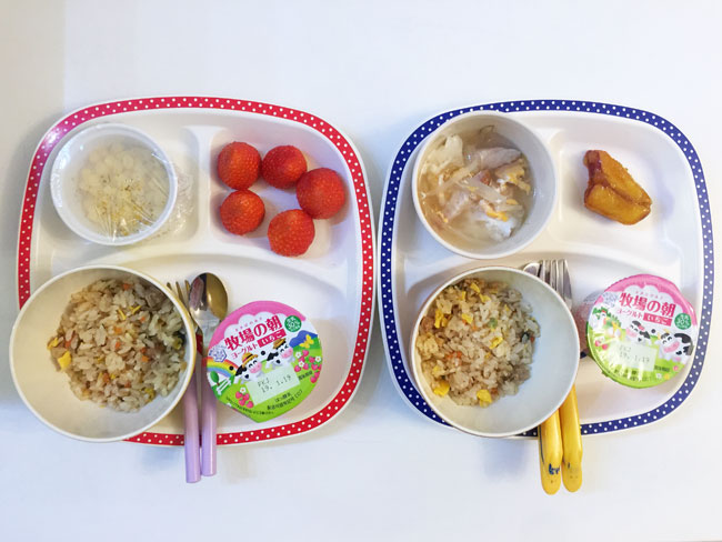 2019年1月18日（金）の子供の朝ご飯