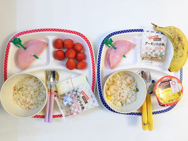 2019年1月24日（木）の子供の朝ご飯