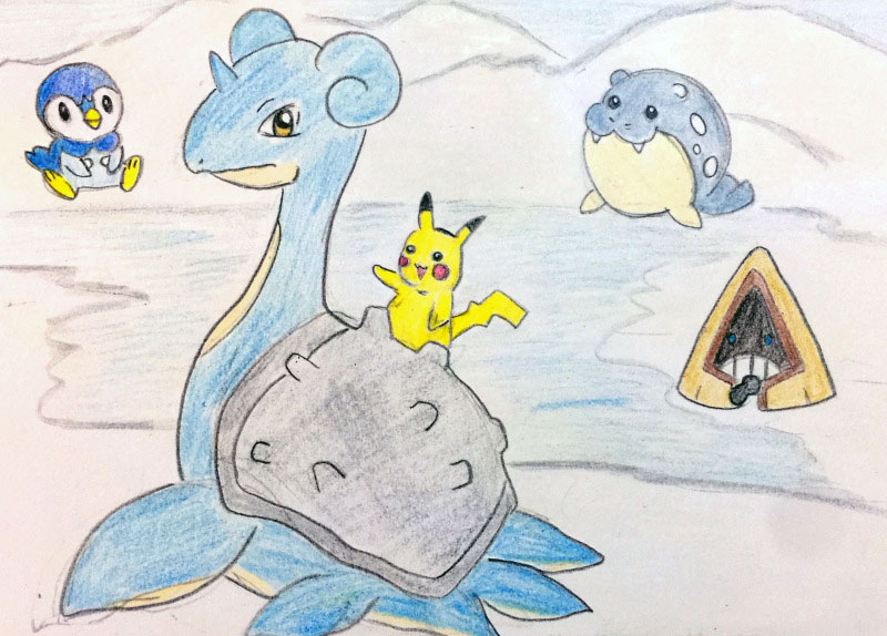 ポケモンのお絵描き