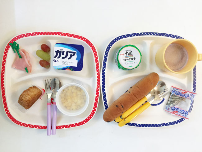 2019年5月16日（木）の子供の朝ごはん