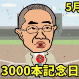 5月28日は「3000本記念日」