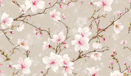 壁紙に合うキレイな桜｜背景画像｜無料イラスト素材