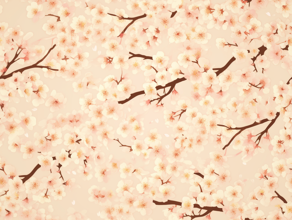 ピンクが眩い桜の木／背景画像／フリー素材